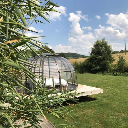 Les Nuits Insolites De La Mothe - Hebergement En Bulle Ou Tiny House Avec Spa Privatif Outremecourt Dış mekan fotoğraf