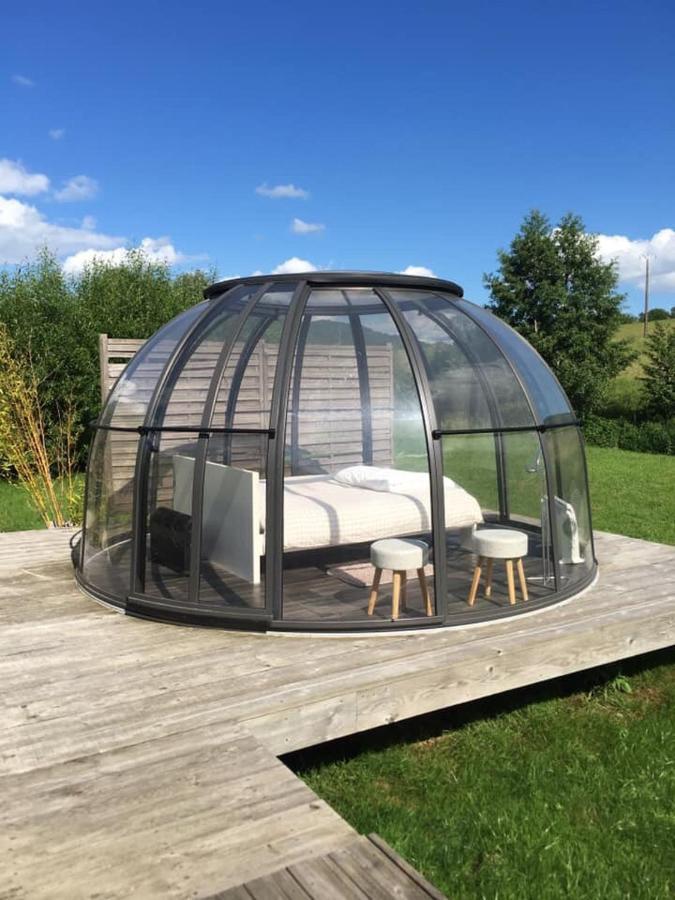 Les Nuits Insolites De La Mothe - Hebergement En Bulle Ou Tiny House Avec Spa Privatif Outremecourt Dış mekan fotoğraf